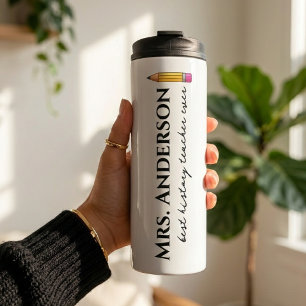 Termo Regalo de tumbler de agradecimiento para educador 