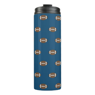 Termo Regalo de Tumbler Termal de Fútbol Azul