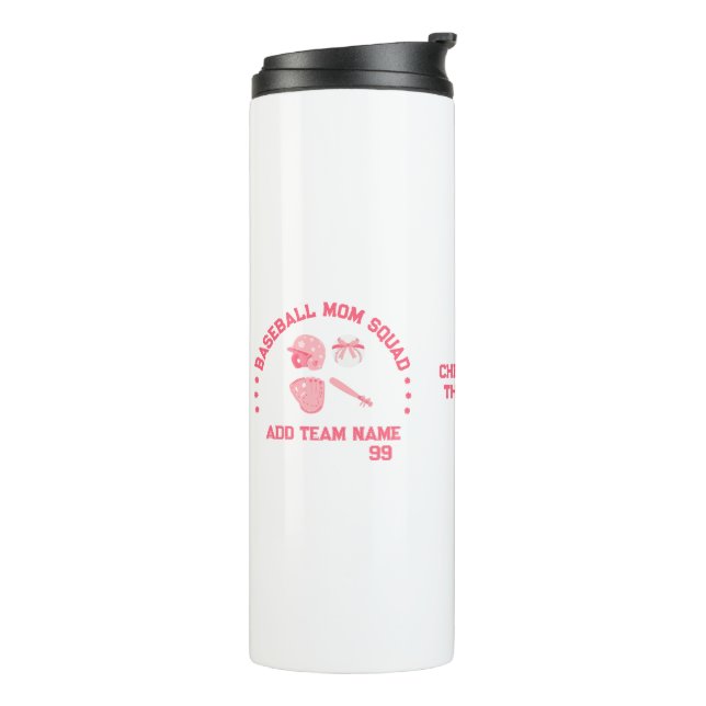 Termo Regalo de Tumbler Termal de personalizado de Béisb (Rotado hacia la izquierda)