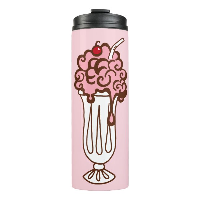 Termo Regalo de Tumbler Termal de Soda Crema de Hielo (Anverso)
