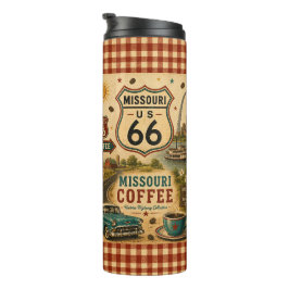 Termo Regalo de vajilla de viaje para café de la Ruta 66