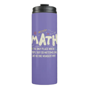 Termo Regalo del profesor de matemáticas