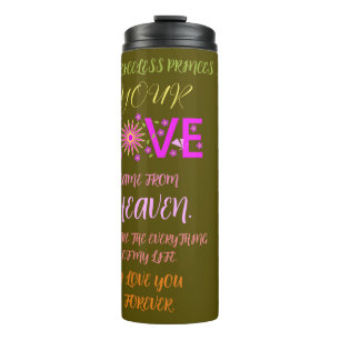 Termo REGALO el día de San Valentín PARA NOVIA, ESPOSA,