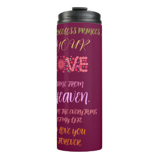 Termo REGALO el día de San Valentín PARA NOVIA, ESPOSA,