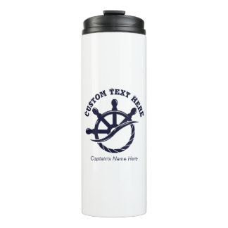 Termo Regalo náutico personalizado para capitán de barco