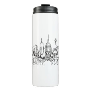 Termo Regalo NYE New York de Souvenirs Vacation Souvenir