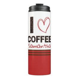 Termo Regalo para amante del café Nombre personalizado D