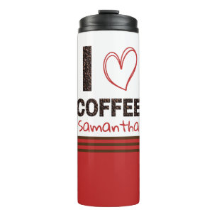 Termo Regalo para amante del café Nombre personalizado D