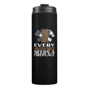 Termo Regalo para carpintero de madera