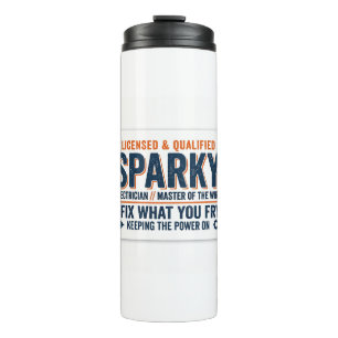 Termo Regalo para electricistas Sparky