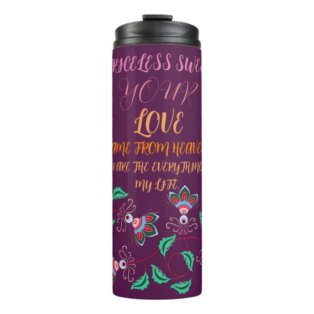 TERMO REGALO PARA MAMÁ, HERMANA, HIJA, AMIGA, NOVIA (Anverso)