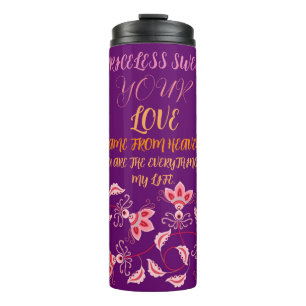 TERMO REGALO PARA MAMÁ, HERMANA, HIJA, AMIGA, NOVIA