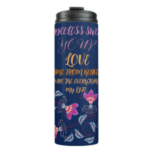 TERMO REGALO PARA MAMÁ, HERMANA, HIJA, AMIGA, NOVIA
