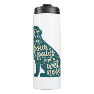 Termo Regalo para mamá y papá de perro lindo