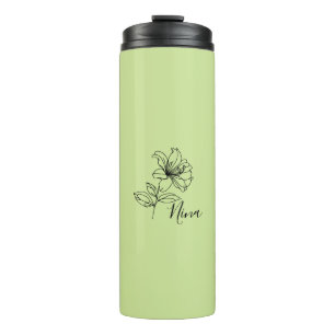 Termo Regalo personalizado de flor de abeja de miel