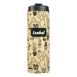 Termo Regalo Personalizado de Plantas en Maceta de Cactu