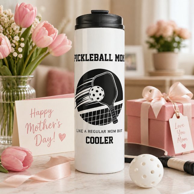 Termo Regalo personalizado para mamá de pickleball de mo (Subido por el creador)
