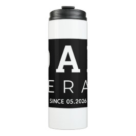Termo Regalo Personalizado Retro para Papá Est 2026 Mejo