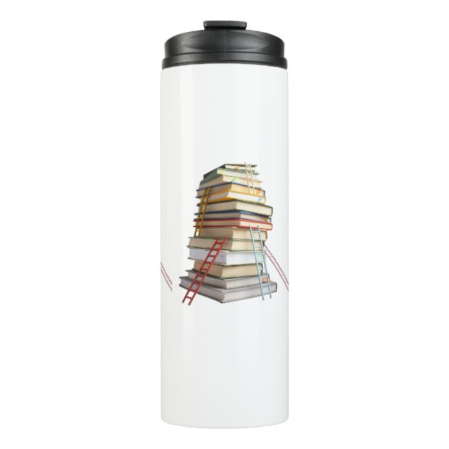 Termo Regalos de tazas para amantes de los libros (Anverso)