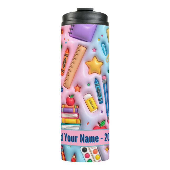 Termo Regreso Personalizado a la Escuela 2026 (Anverso)