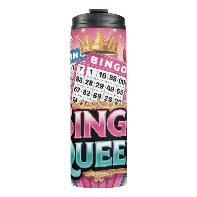 Termo Reina de Bingo Adorable (Anverso)