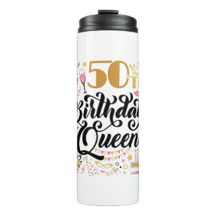 Termo Reina de cumpleaños número 50