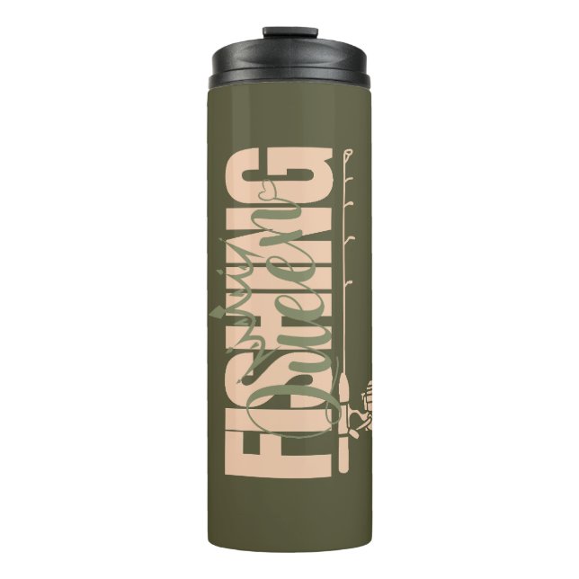 Termo Reina de la pesca | rosa militar (Anverso)