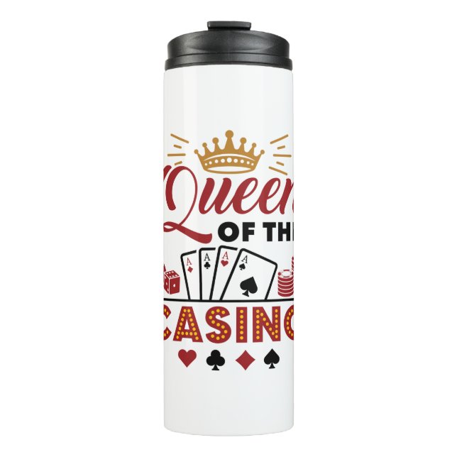Termo Reina del Casino Vegas Gambling Women (Anverso)