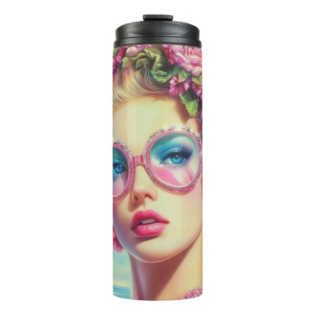 Termo Reina del glamour tropical (Anverso)