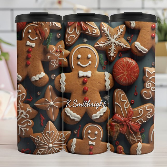 Termo Rejilla de galletas de jengibre alegres (Subido por el creador)