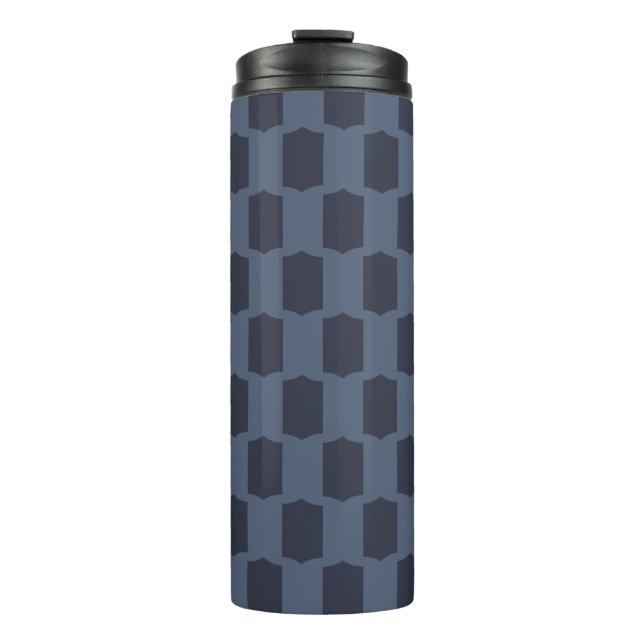Termo Rejilla de Vieira Indigo Carbón (Anverso)