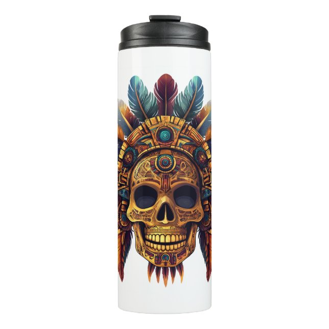 Termo Reliquia de cráneo azteca (Anverso)