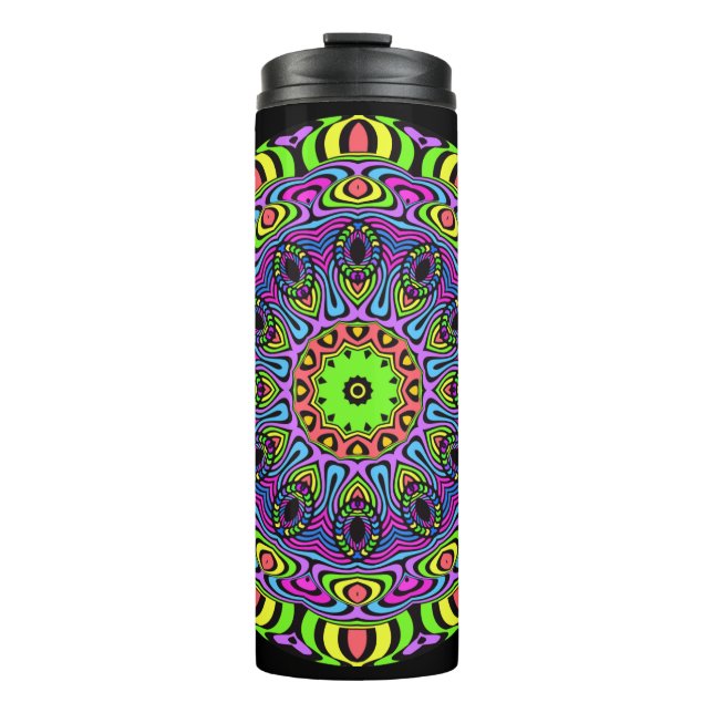 Termo Reloj Mandala Caleidoscopio I + tus ideas (Anverso)