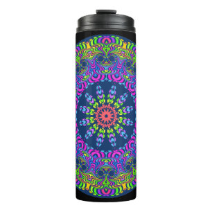Termo Reloj Mandala Caleidoscopio II + tus ideas