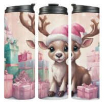 Taza de Navidad de ciervos, Regalo de navidad de nombre personalizado,  Regalo de navidad de renos para niños, Taza de reno de feliz navidad,  Vacaciones de Navidad para niños -  México