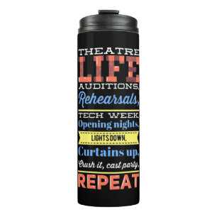 Termo Repetición de la vida del teatro