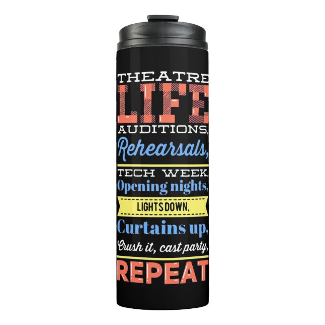 Termo Repetición de la vida del teatro (Anverso)