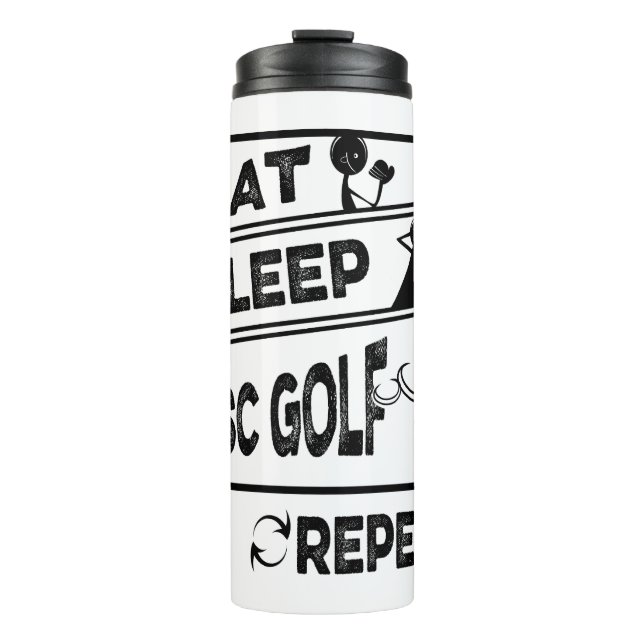 Termo Repetir el sueño del disco de golf (Anverso)