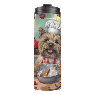 Termo Repostería Navideña del Cairn Terrier: Navidades F