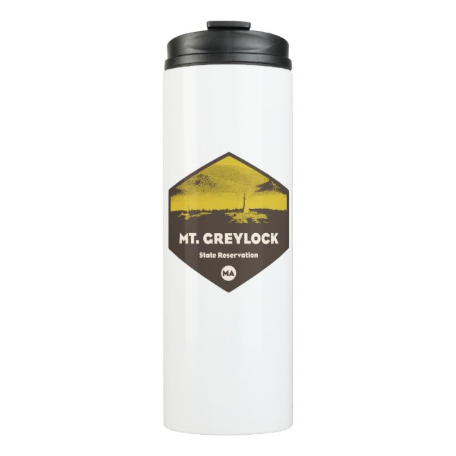 Termo Reserva Estatal Mount Greylock Massachusetts (Anverso)