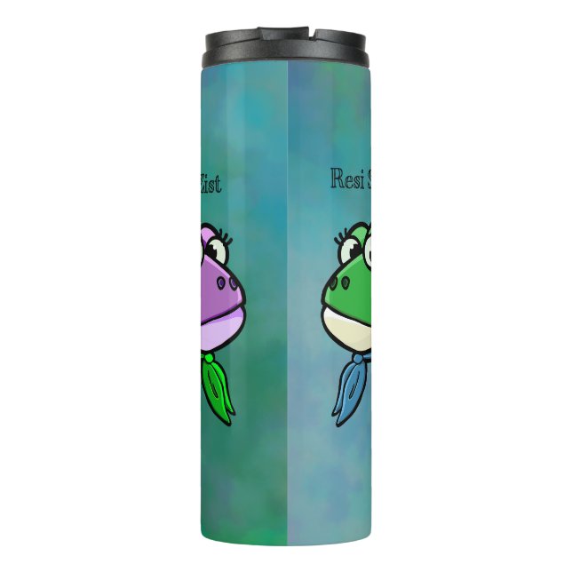 Termo Resi, Prote & Ree Ranas Juntos Fuertes (Reverso)