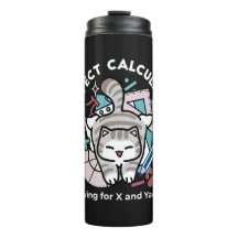 Resolviendo para X y bostezos – Gato atigrado ador