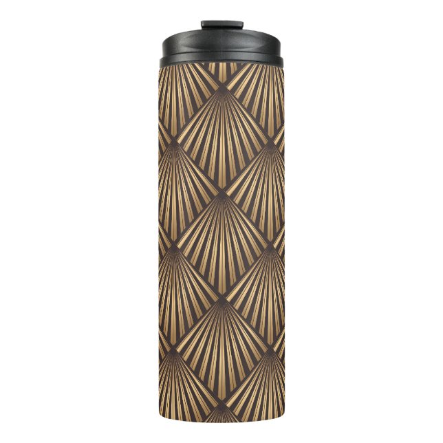 Termo Resumen Art Deco: Elegancia Dorada. (Anverso)