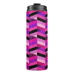 Termo Resumen Chevron/Herringbone   Púrpura y violeta