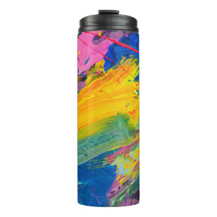 Termo Resumen de antecedentes artísticos. Fondo pintado 