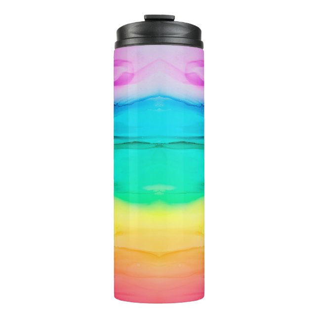 Termo Resumen de fondo de color arcoiris, papel pintado. (Anverso)