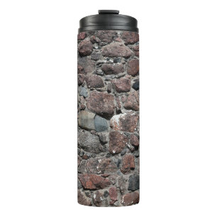 Termo Resumen de fondo de textura de pared de piedra med