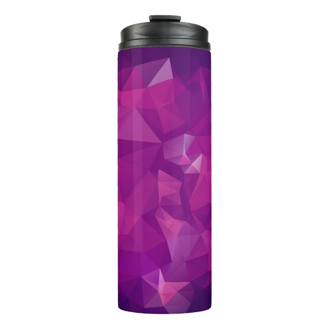 Termo Resumen de fondo de textura violeta triangular vio (Anverso)