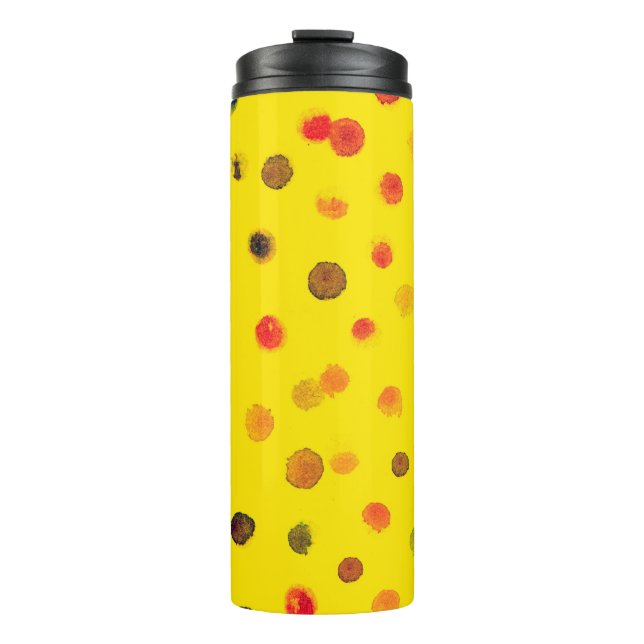 Termo Resumen de imágenes dibujadas a mano con puntos mu (Anverso)