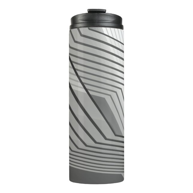 Termo Resumen de la arquitectura futurista de fondo 3d i (Anverso)